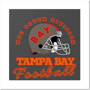 Tampa Bay Football Vintage Style Posters and Art